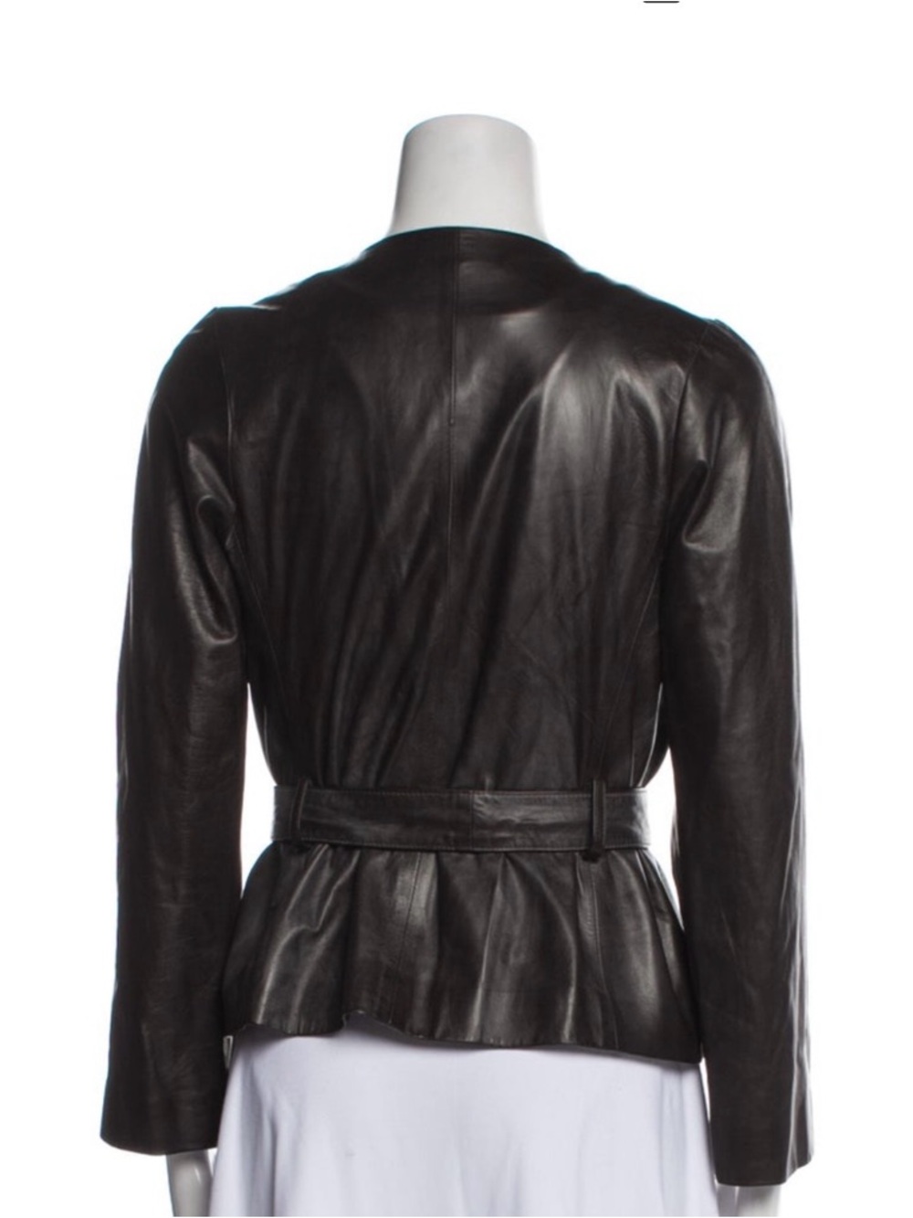 THE ROW Leather Jacket - Picture 3 of 5